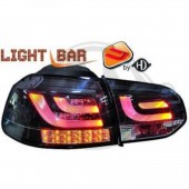 ΦΑΝΑΡΙΑ ΓΙΑ VW GOLF 6 3/5D 10.08+ BLACK LIGHTBAR DIEDERICHS VW americat.gr