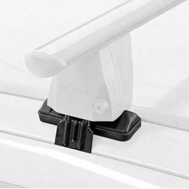 Menabo - Σετ Άκρα (Πόδια) Kit Type G για Μπάρες Οροφής Delta Black / Silver - 1 Σετ (15990/MB) Άκρα για Μπάρες americat.gr