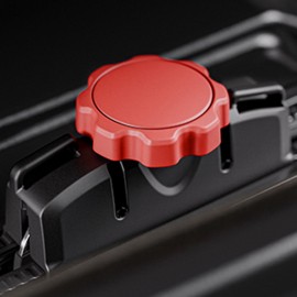 Menabo - Μπαγκαζιέρα Οροφής Mania 580 Duo Διπλό Άνοιγμα Black με Δαγκάνες Crab (Μαύρη / Γυαλιστερή 224,4x89x36,4cm) για Ασφαλή Μεταφορά Φορτίου - 1 Σετ (16910/MB) 580 Λίτρα americat.gr