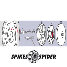 ΑΝΤΑΠΤΟΡΕΣ 17 mm ΓΙΑ SPIKES SPIDER ΑΛΥΣΙΔΕΣ (2 ΤΕΜ.) Spikes Spider Αντάπτορες americat.gr