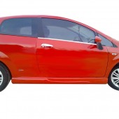 TRIM ΠΑΡΑΘΥΡΩΝ ΑΥΤΟΚΟΛΛΗΤΑ ΧΡΩΜΙΟΥ 2ΤΕΜ. ΓΙΑ FIAT GRANDE PUNTO 3/5D 2006+ Διάφορα Διακοσμητικά Χρωμίου americat.gr