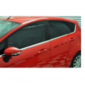 TRIM ΠΑΡΑΘΥΡΩΝ ΑΥΤΟΚΟΛΛΗΤΑ ΧΡΩΜΙΟΥ ΓΙΑ FORD FIESTA 5D 2009+ - 8 ΤΕΜ. Διάφορα Διακοσμητικά Χρωμίου americat.gr