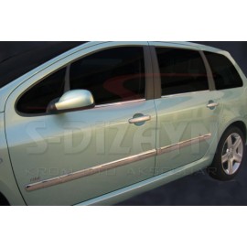 TRIM ΠΑΡΑΘΥΡΩΝ 4ΤΕΜ ΑΝΟΞ.ΑΤΣΑΛΙ ΧΡΩΜΙΟ ΓΙΑ PEUGEOT 307 5D HB/SW 01-08 Διάφορα Διακοσμητικά Χρωμίου americat.gr