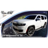 Heko - Ανεμοθραύστες για Jeep Wagoneer IV 5 Doors 2021-2025 Ζευγάρι Απο Εύκαμπτο Φιμέ Πλαστικό - 2 τεμ. (ΑΝΕΜ.19139) ΑΝΕΜΟΘΡΑΥΣΤΕΣ americat.gr