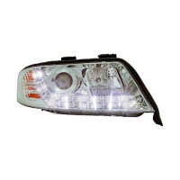 Φανάρια AUDI A6 5/97-5/01 Dayline +LED CHROME Audi americat.gr