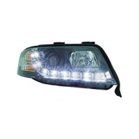 Φανάρια AUDI A6 5/97-5/01 Dayline +LED Black Audi americat.gr