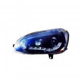 Φανάρια diederichs VW GOLF 5 10.03 - 09.08 / GOLF 5+6 VARIANT / JETTA 5 05-10 Dayline + LED BLACK VW americat.gr