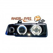 Φανάρια diederichs Angel Eyes BMW ΣΕΙΡΑ 3 E36 90-99 LIMOUSINE/TOURING (Μαύρα) BMW americat.gr