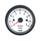 ΣΤΡΟΦΟΜΕΤΡΟ ΛΕΥΚΟ 52mm 2 INCH WHITE LINE Στροφόμετρα americat.gr