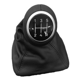 ΠΟΜΟΛΟ 5 ΤΑΧΥΤΗΤΩΝ ΜΕ ΦΟΥΣΚΑ ORIGINAL (ΜΑΥΡΟ) ΓΙΑ MERCEDES A-CLASS W169 2004+ / B-KLAS W245 Μαρκέ Πόμολα Φούσκες Ταχυτήτων americat.gr