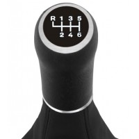 SEAT LEON 1P /ALTEA ΠΟΜΟΛΟ 6 ΤΑΧΥΤΗΤΩΝ ΜΕ ΜΑΥΡΗ ΦΟΥΣΚΑ ORIGINAL Μαρκέ Πόμολα Φούσκες Ταχυτήτων americat.gr