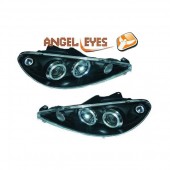 Φανάρια diederichs Angel Eyes Peugeot 206/206CC 10.98+ (Μαύρο) Peugeot americat.gr