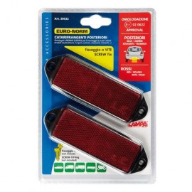 ΑΝΤΑΝΑΚΛΑΣΤΙΚΑ ΚΟΚΚΙΝΑ EURO-NORM 90x35mm 2ΤΕΜ Ανακλαστήρες americat.gr