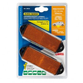 ΑΝΤΑΝΑΚΛΑΣΤΙΚΑ ΠΟΡΤΟΚΑΛΙ EURO-NORM 90x35mm 2ΤΕΜ Ανακλαστήρες americat.gr