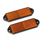 ΑΝΤΑΝΑΚΛΑΣΤΙΚΑ ΠΟΡΤΟΚΑΛΙ EURO-NORM 90x35mm 2ΤΕΜ Ανακλαστήρες americat.gr