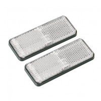 ΑΝΤΑΝΑΚΛΑΣΤΙΚΑ ΛΕΥΚΑ EURO-NORM 90x35mm 2ΤΕΜ Ανακλαστήρες americat.gr
