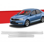 ΦΑΣΑ ΠΟΡΤΑΣ ΧΡΩΜΙΟΥ ΜΕΤΑΛΛΙΚΗ 4ΤΕΜ ΓΙΑ SKODA OCTAVIA 3 A7 4D/SW 2013+ Διάφορα Διακοσμητικά Χρωμίου americat.gr