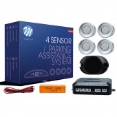 ΣΥΣΤΗΜΑ ΠΑΡΚΑΡΙΣΜΑΤΟΣ 9-15V ΜΕ 4 ΑΙΣΘΗΤΗΡΕΣ (ΑΣΗΜΙ) 18mm ΚΑΙ BUZZER (ΜΟΝΟ ΗΧΟΣ) M-TECH Αισθητήρες παρκαρίσματος οπισθοπορείας και εμπρός americat.gr