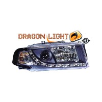 ΦΑΝΑΡΙΑ ΓΙΑ SKODA OCTAVIA 4 97-04 DRAGONLIGHT+LED BLACK Skoda americat.gr