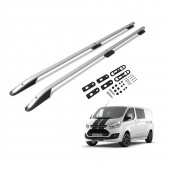 ΠΑΡΑΛΛΗΛΕΣ ΜΠΑΡΕΣ ΟΡΟΦΗΣ ΑΛΟΥΜΙΝΙΟΥ ΑΣΗΜΙ L1 ΓΙΑ FORD TOURNEO CUSTOM 2013-2023 ΜΕΓΙΣΤΟ ΒΑΡΟΣ ΦΟΡΤΙΟΥ 75KG OMTEC - 2 TEM. Παράλληλες Μπάρες Οροφής americat.gr