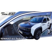 Heko - Ανεμοθράυστες για Renault 4 E-Tech Electric 5 Doors 2025+ Ζευγάρι Απο Εύκαμπτο Φιμέ Πλαστικό - 2 τεμ. (ΑΝΕΜ.27037) ΑΝΕΜΟΘΡΑΥΣΤΕΣ americat.gr
