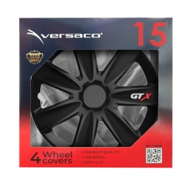 Amio - ΤΑΣΙΑ 15" VERSACO GTX BLACK CARBON - ΣΕΤ 4 ΤΕΜ. ΣΕ ΚΟΥΤΙ (2758/AM) ΤΑΣΙΑ 15 ΙΝΤΣΕΣ americat.gr
