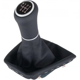 VW GOLF 5 /GOLF 6 /EOS /JETTA /SCIROCCO ΠΟΜΟΛΟ 5 ΤΑΧΥΤΗΤΩΝ ΜΕ ΜΑΥΡΗ ΦΟΥΣΚΑ ORIGINAL Μαρκέ Πόμολα Φούσκες Ταχυτήτων americat.gr