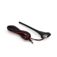 Amio - Κεραία Οροφής Αυτοκινήτου τύπου ANT04 με Ενισχυτή μήκος 18cm μήκος καλωδίου 3m για Επιβατικά Αυτοκίνητα - 1 τεμ. (01127/AM) Κεραίες americat.gr