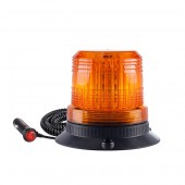 Amio – Φάρος Προειδοποίησης WAR14M LED 12/24V Amber 60LED Μαγνητικός ή Βιδωτός με Φις Αναπτήρα & Καλώδιο 4m 147x122mm για Αυτοκίνητο & Φορτηγό – 1 Τεμ. (01503/AM) Φάροι LED americat.gr