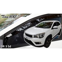 Heko - Ανεμοθραύστες για Dr 3 5 Doors 2018-2022 Ζευγάρι Απο Εύκαμπτο Φιμέ Πλαστικό - 2 τεμ. (ΑΝΕΜ.29135) ΑΝΕΜΟΘΡΑΥΣΤΕΣ americat.gr