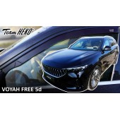 Heko - Ανεμοθραύστες για Voyah Free 5 Doors 2021+ Ζευγάρι Απο Εύκαμπτο Φιμέ Πλαστικό - 2 τεμ. (ΑΝΕΜ.29139) ΑΝΕΜΟΘΡΑΥΣΤΕΣ americat.gr