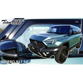 Heko - Ανεμοθραύστες για M-Hero 917 5 Doors 2023+ Ζευγάρι Απο Εύκαμπτο Φιμέ Πλαστικό - 2 τεμ. (ΑΝΕΜ.29141) ΑΝΕΜΟΘΡΑΥΣΤΕΣ americat.gr