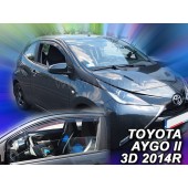 ΑΝΕΜΟΘΡΑΥΣΤΕΣ ΓΙΑ TOYOTA AYGO 3D 2014+ ΖΕΥΓΑΡΙ ΑΥΤΟΚΙΝΗΤΟΥ ΑΠΟ ΕΥΚΑΜΠΤΟ ΦΙΜΕ ΠΛΑΣΤΙΚΟ HEKO - 2 ΤΕΜ. ΑΝΕΜΟΘΡΑΥΣΤΕΣ americat.gr