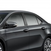 TRIM ΠΑΡΑΘΥΡΩΝ ΑΥΤΟΚΟΛΛΗΤΑ ΧΡΩΜΙΟΥ 4ΤΕΜ. ΓΙΑ TOYOTA COROLLA 4D 2014+ Διάφορα Διακοσμητικά Χρωμίου americat.gr