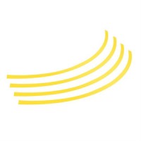 Διακοσμητικά Αυτοκόλλητα Ζάντας Πλαστικά - Κίτρινα 17''-18''-19'' -20" Διακόσμηση americat.gr