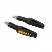 ΦΛΑΣ ΜΟΤΟ GLORY SQ ΜΑΥΡΑ 12V SMD LED 98x36mm LED Φλας americat.gr