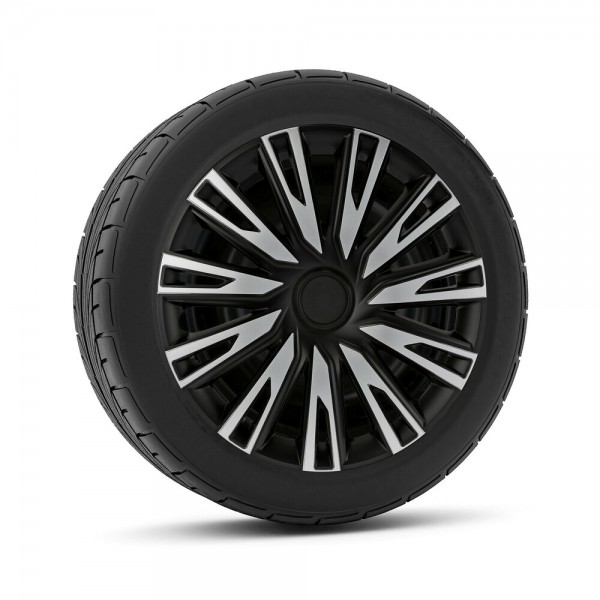 ΤΑΣΙΑ SHINKU SILVER/BLACK 14'' TECH-ONE ΜΑΥΡΟ/ΑΣΗΜΙ ΣΕΤ 4ΤΕΜ. Προϊόντα americat.gr