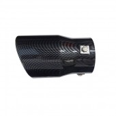 Amio - ΑΚΡΟ (ΜΠΟΥΚΑ) ΕΞΑΤΜΙΣΗΣ MT007C 48-65mm (CARBON - 15 cm) - 1 ΤΕΜ. (01117/AM) Μπούκες Εξάτμισης americat.gr