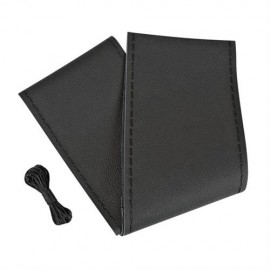 Lampa Κάλυμμα Τιμονιού Αυτοκινήτου Standard Leather Top Grip Δετό 37-39εκ. Άοσμο Γνήσιο Δέρμα ενιαίο Μαύρο 1-τεμ. (L3301.1) Ραφτά καλύμματα τιμονιού americat.gr