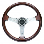 ΤΙΜΟΝΙ MUGELLO CLASSICO II LUISI ΤΡΙΑΚΤΙΝΟ 37 cm (ΞΥΛΟ ΜΑΟΝΙ ΜΕ ΑΣΗΜΙ ΛΑΜΑ) Τιμόνια americat.gr