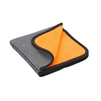 Lampa - Πανάκι για καθάρισμα - γυάλισμα - στέγνωμα με Microfibre (Μικροΐνες) Διπλής Όψης Premium (40x40 cm) - Γκρι / Πορτοκαλί - 1 τεμ. (L3716.5) Πανιά και Σφουγγάρια americat.gr