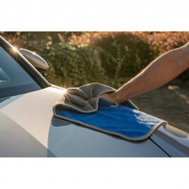 Lampa - Πανάκι καθαρισμού Microfibre (Μικροΐνες) Διπλής Όψης Premium (50x70 cm) - Γκρι / Μπλέ - 1 τεμ. (L3718.3) Πανιά και Σφουγγάρια americat.gr