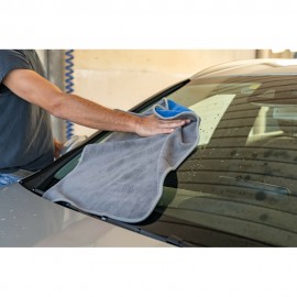 Lampa - Πανάκι καθαρισμού Microfibre (Μικροΐνες) Διπλής Όψης Premium (50x70 cm) - Γκρι / Μπλέ - 1 τεμ. (L3718.3) Πανιά και Σφουγγάρια americat.gr