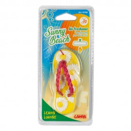 ΑΡΩΜΑΤΙΚΟ ΑΕΡΑΓΩΓΟΥ SUNNY BEACH ΛΕΜΟΝΙ 20,5gr LAMPA - 1 ΤΕΜ Αρωματικά americat.gr