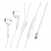 ΑΚΟΥΣΤΙΚΑ BLUETOOTH ΜΕ ΜΙΚΡΟΦΩΝΟ ΚΑΙ ΚΑΛΩΔΙΟ 120cm ΓΙΑ APPLE (8PIN) ΛΕΥΚΑ LAMPA - 1 TEM. Ακουστικά και Ηχεία americat.gr