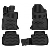 ΠΑΤΑΚΙΑ ΣΕ ΣΚΑΦΗ TPE ΛΑΣΤΙΧΟ ΓΙΑ SUBARU FORESTER SUV 2018+ ΣΕ ΜΑΥΡΟ ΧΡΩΜΑ NOVLINE - 4 ΤΕΜ. Subaru americat.gr