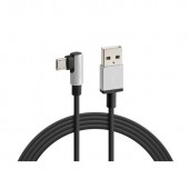 ΚΑΛΩΔΙΟ ΦΟΡΤΙΣΗΣ ΚΑΙ ΣΥΓΧΡΟΝΙΣΜΟΥ MICRO USB 90 ΜΟΙΡΩΝ 200cm GAMING/VIDEO/GPS Καλώδια americat.gr