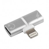 ΤΑΦ ΣΥΝΔΕΣΗΣ ΦΟΡΤΙΣΤΗ ΜΕ ΑΚΟΥΣΤΙΚΑ SPLITTER APPLE (8 PIN) 90 ΜΟΙΡΩΝ ΔΙΑΦΟΡΑ ΑΞΕΣΟΥΑΡ americat.gr