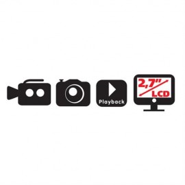 Κάμερα Αυτοκινήτου DVR-4 με οθόνη 1080PIXEL 2,7'' LCD και σύστημα παρκαρίσματος 12V 88x54x37mm Διάφορα Αξεσουάρ americat.gr