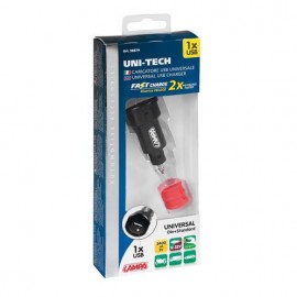 ΑΝΤΑΠΤΟΡΑΣ ΑΝΑΠΤΗΡΑ UNI-TECH 12/32V ΜΕ 1 USB 2400mA FAST CHARGER Φορτιστές 12 και 24V americat.gr